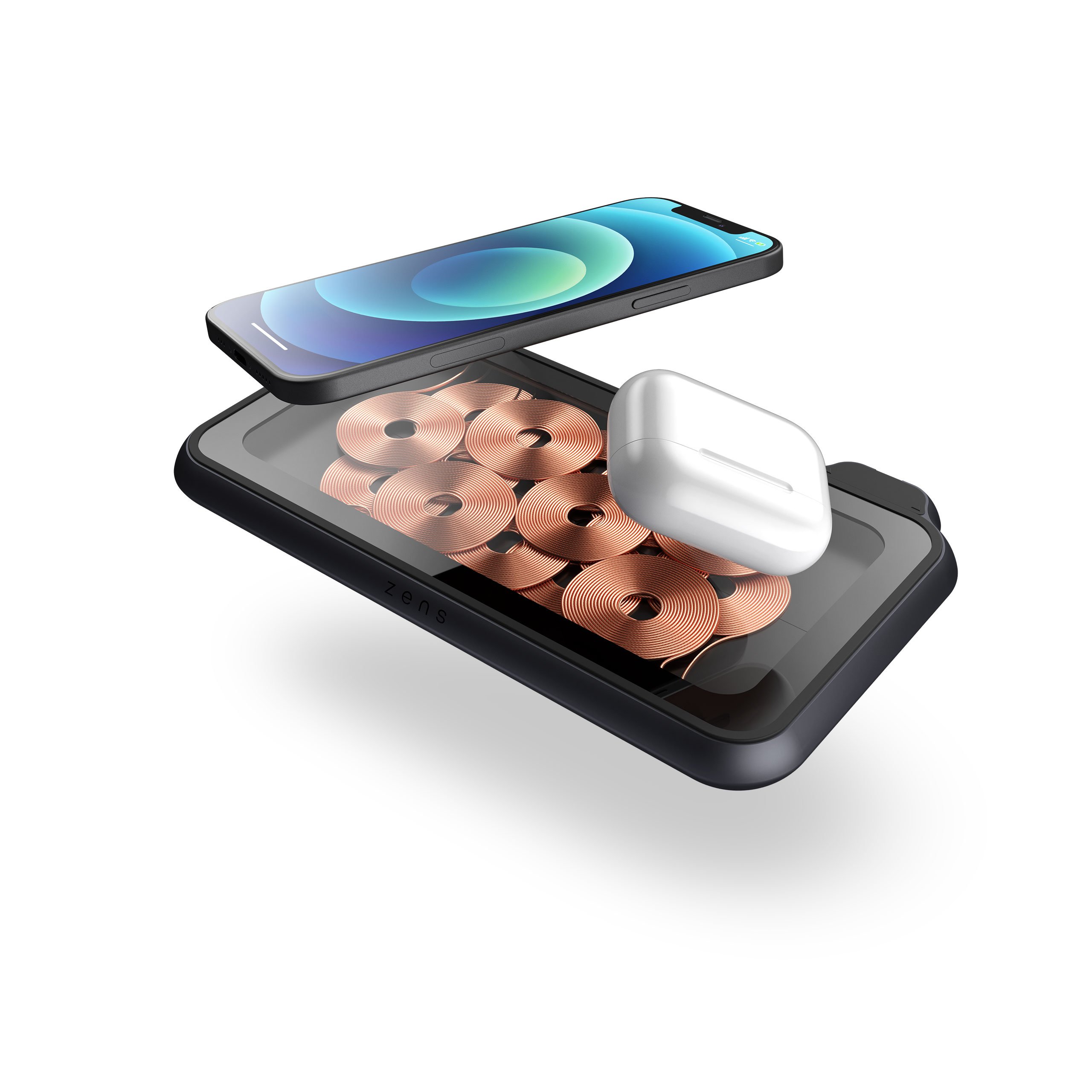 Zens-Liberty-16-Coils-Wireless-Charger-With-Devices